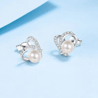 Freshwater Pearl Engagement Stud Earring - Fun Gifts & More