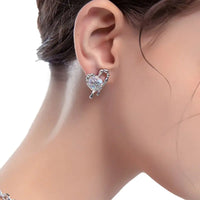 Sterling Silver Blue Stone Earrings - Fun Gifts & More