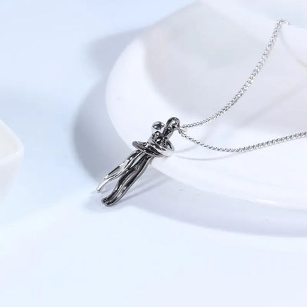 Couple Hugging Pendant Necklace - Fun Gifts & More