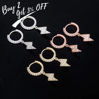 Lightning Dangling Earrings - Fun Gifts & More