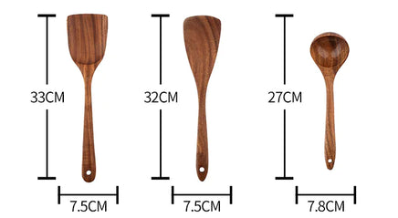 Handmade teak utensils - Fun Gifts & More