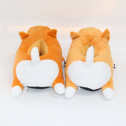 Puppy Home Plush Slippers - Fun Gifts & More