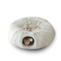 2 In 1 Round Tunnel Cat Beds - Fun Gifts & More