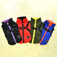 Waterproof Pet Coat With Harness - Fun Gifts & More