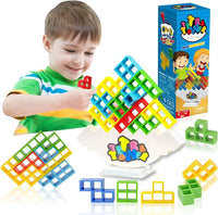 Stacking Blocks Tetra Tower Balance Game - Fun Gifts & More