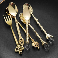 Vintage Dessert Royal Style  Cutlery Set - Fun Gifts & More