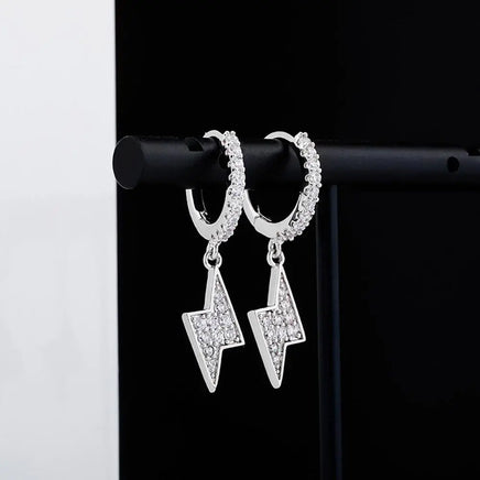 Lightning Dangling Earrings - Fun Gifts & More