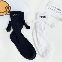 Magnetic Holding Hands Couple Socks - Fun Gifts & More