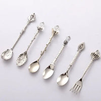 Vintage Dessert Royal Style  Cutlery Set - Fun Gifts & More