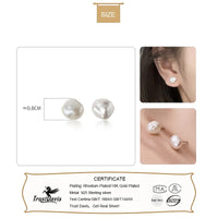 Baroque Pearl Stud Earrings - Fun Gifts & More