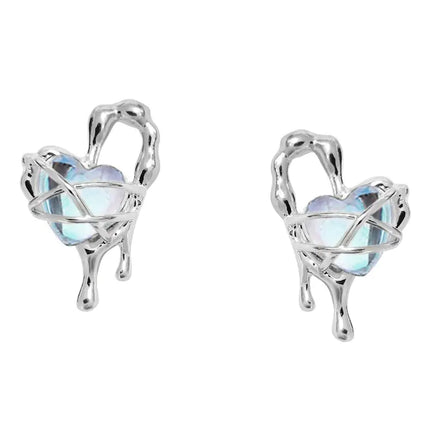 Sterling Silver Blue Stone Earrings - Fun Gifts & More